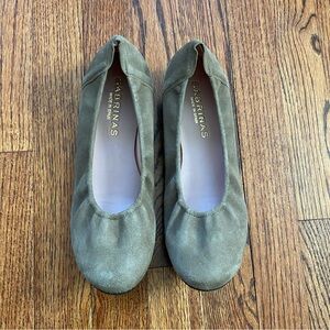 Sabrinas London Flat Suede Ballet Flats Women’s Size 40/US 9 Made In Spain